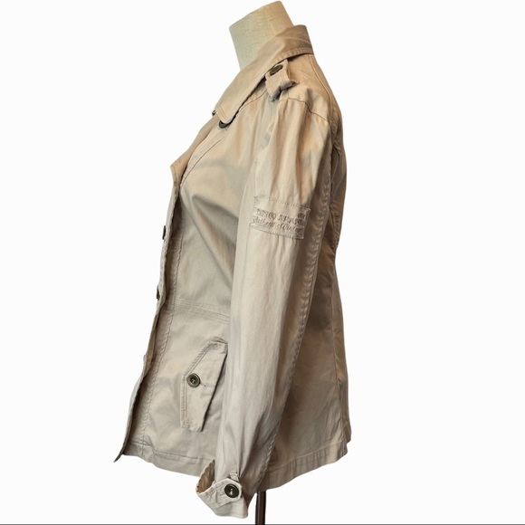 Tattoo Ladies Beige Long Sleeve Jacket - Picture 2 of 11